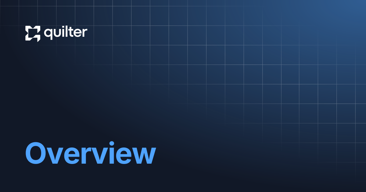 Overview quilter